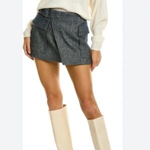 A.L.C. Conan Skirt Navy Cream Size 12